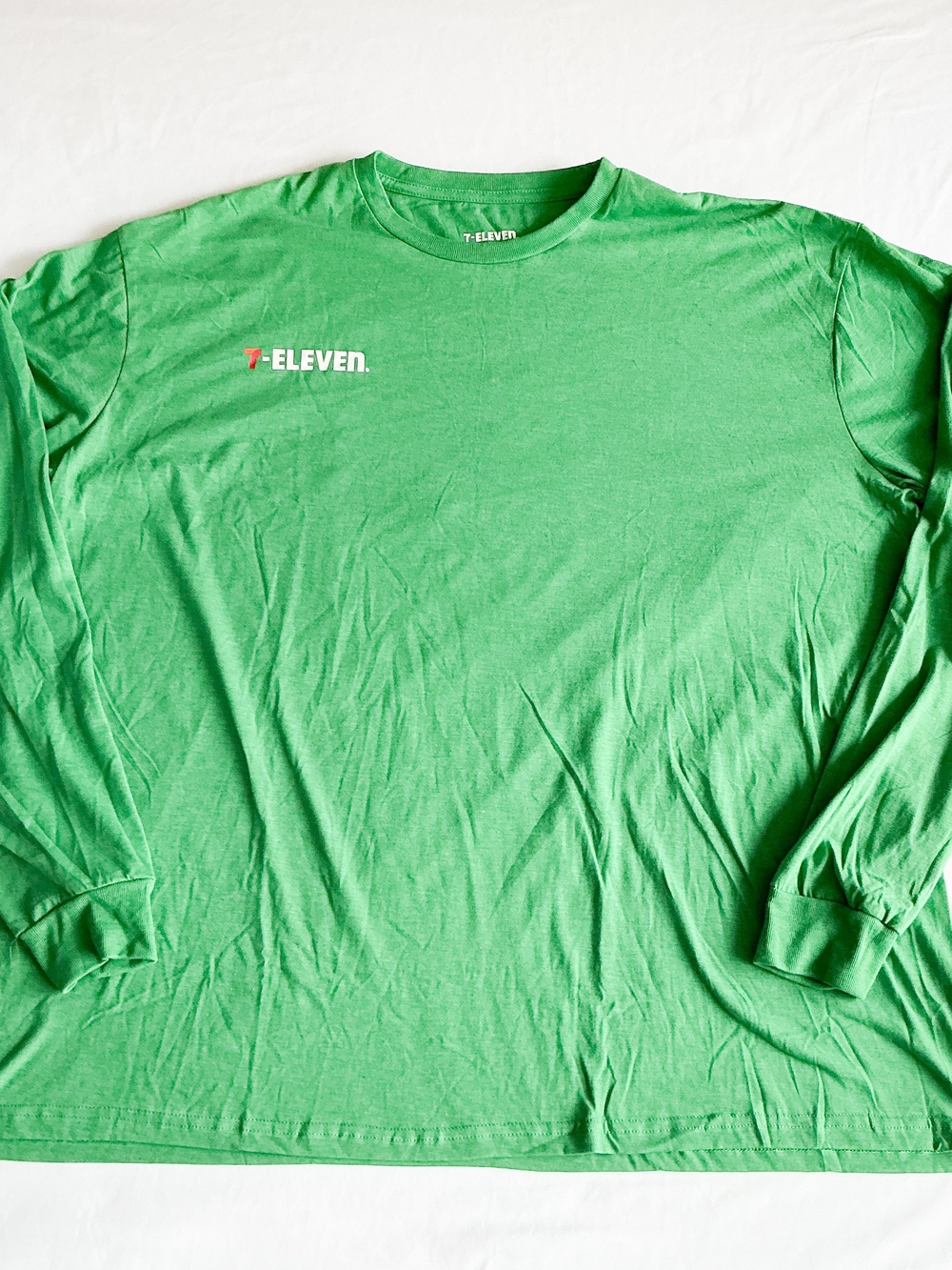 7-Eleven Green Long Sleeve Graphic T-Shirt The OG To-Go Since 1964 Size 3XL